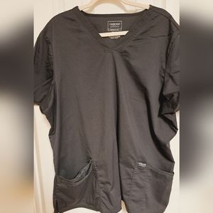 Womans Cherokee scrub top Black 2XL